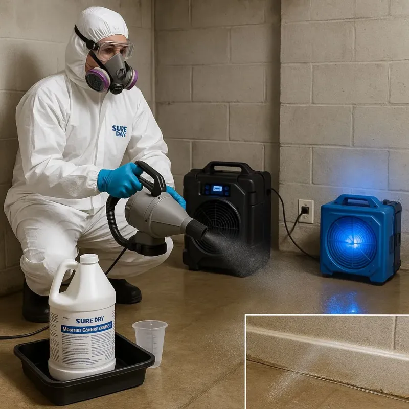 Sanitization and Odor Removal process in Halls, TN