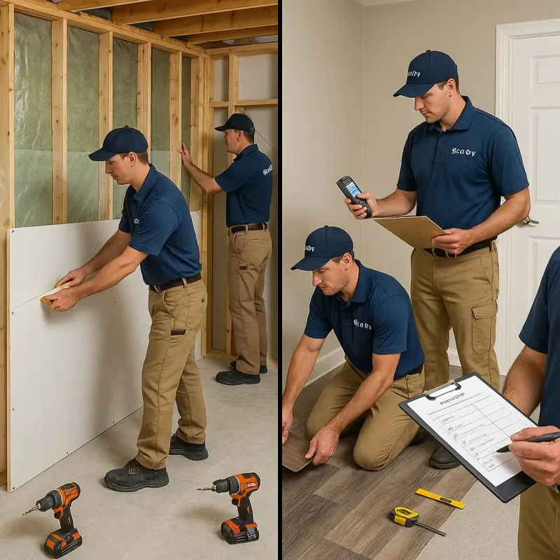 Repairs and Reconstruction process in Halls, TN