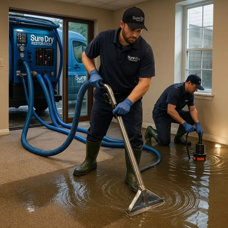 Water Extraction and Removal process in Halls, TN